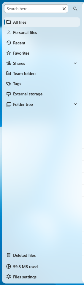Navigation in Files